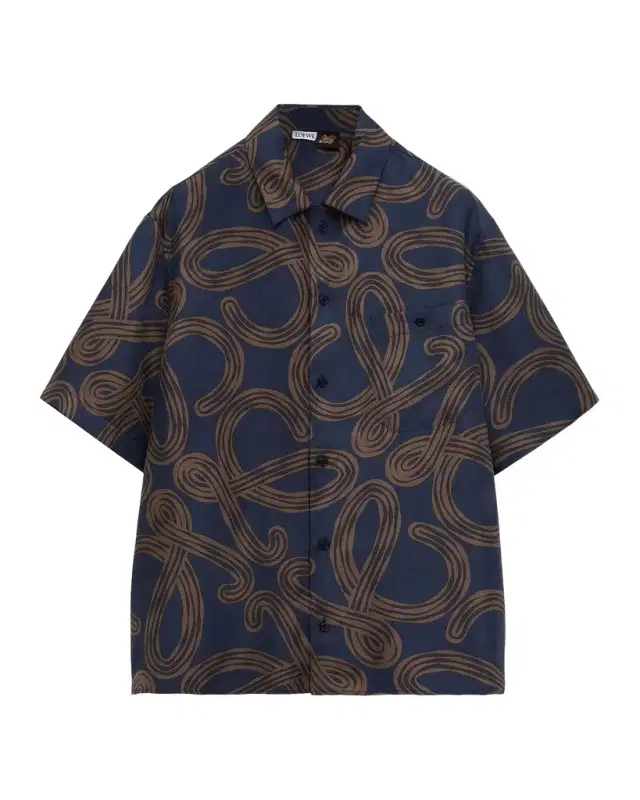 Loewe Men 's LOEWE x Paula 's Ibiza Silk Short-Sleeve Shirt