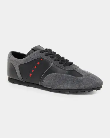 Marni Men's Logo Leather Low-Top Sneakers | Thumbnail 5 Marni Men's Logo Leather Low-Top Sneakers | Thumbnail 5