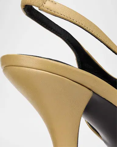 TOTEME 85MM Leather Slingback Sandals | Thumbnail 5 TOTEME 85MM Leather Slingback Sandals | Thumbnail 5