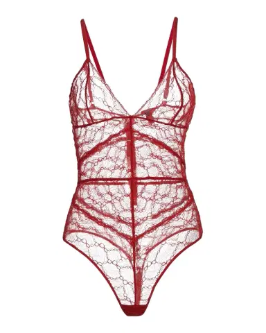 Kiki de Montparnasse Mon Cheri Sheer Lace Bodysuit | Thumbnail 1