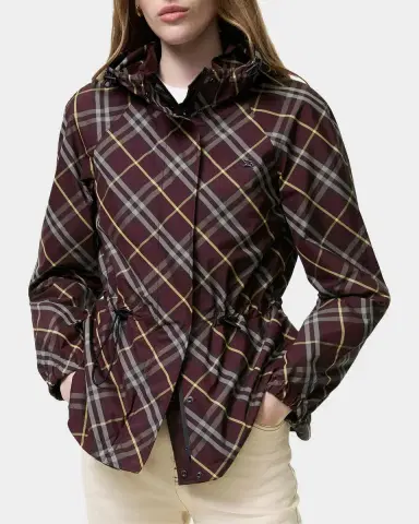 Burberry Shifford Reversible Check Hooded Jacket | Thumbnail 4 Burberry Shifford Reversible Check Hooded Jacket | Thumbnail 4