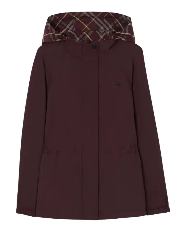 Burberry Shifford Reversible Check Hooded Jacket