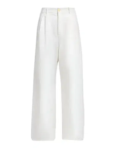 Jil Sander Pleated Cotton Wide-Leg Trousers | Thumbnail 1