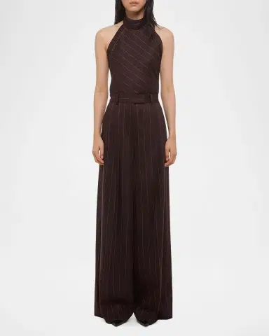 Helmut Lang Double-Pleated Wide-Leg Trousers | Thumbnail 2 Helmut Lang Double-Pleated Wide-Leg Trousers | Thumbnail 2