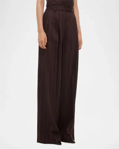 Helmut Lang Double-Pleated Wide-Leg Trousers | Thumbnail 6 Helmut Lang Double-Pleated Wide-Leg Trousers | Thumbnail 6