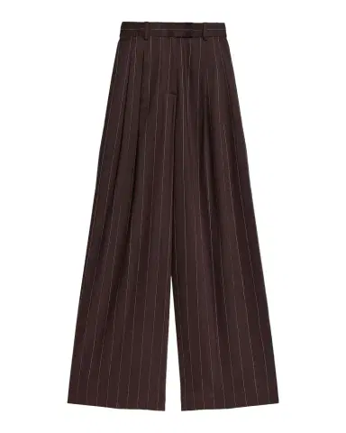 Helmut Lang Double-Pleated Wide-Leg Trousers | Thumbnail 1 Helmut Lang Double-Pleated Wide-Leg Trousers | Thumbnail 1