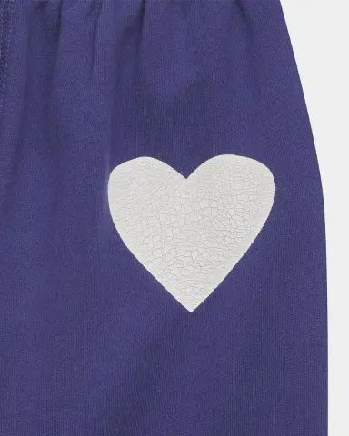 KatieJ NYC Girl's Shane Heart Graphic Sweatpants, Size S- | Thumbnail 3