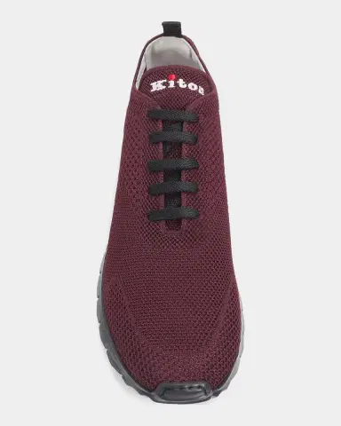 Kiton Men's FitB Knit Low-Top Sneakers | Thumbnail 6