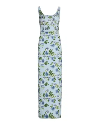 SACHIN BABI Lana Floral Faille Column Gown | Thumbnail 1