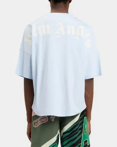 Palm Angels Logo Cotton T-Shirt | Thumbnail 3