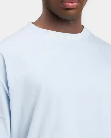 Palm Angels Logo Cotton T-Shirt | Thumbnail 5