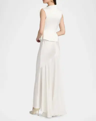 ACLER Forever Young Harty Satin Draped Gown | Thumbnail 3 ACLER Forever Young Harty Satin Draped Gown | Thumbnail 3