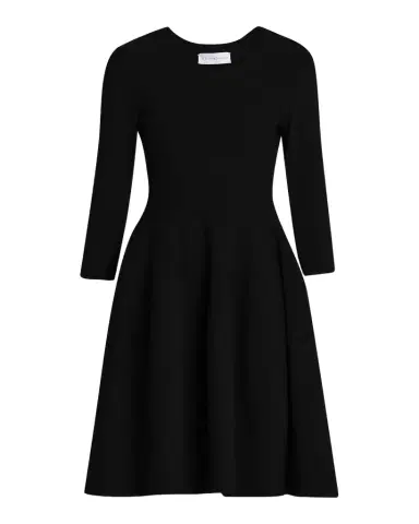 Stella McCartney Compact Knit Fit-And-Flare Knee-Length Dress | Thumbnail 1