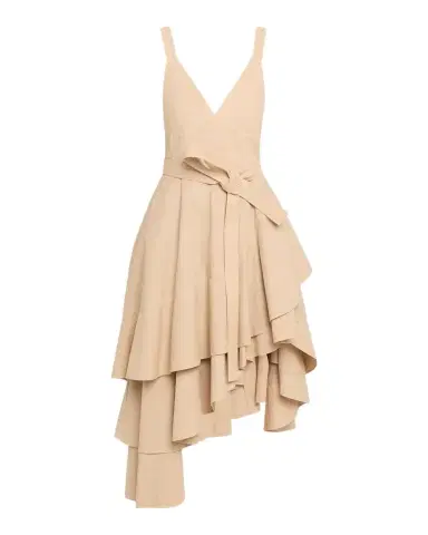 Co Asymmetric Tiered Ruffle Midi Tank Dress | Thumbnail 1 Co Asymmetric Tiered Ruffle Midi Tank Dress | Thumbnail 1