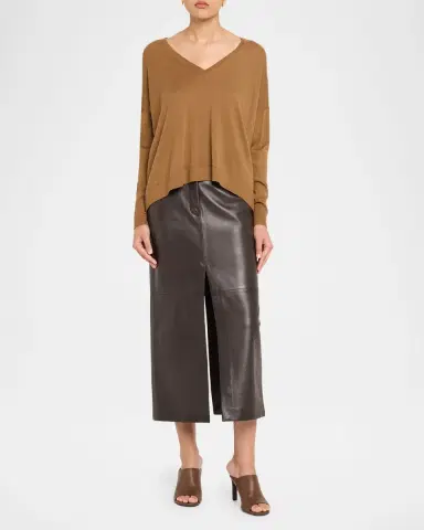 Co Cashmere V-Neck Sweater | Thumbnail 2 Co Cashmere V-Neck Sweater | Thumbnail 2