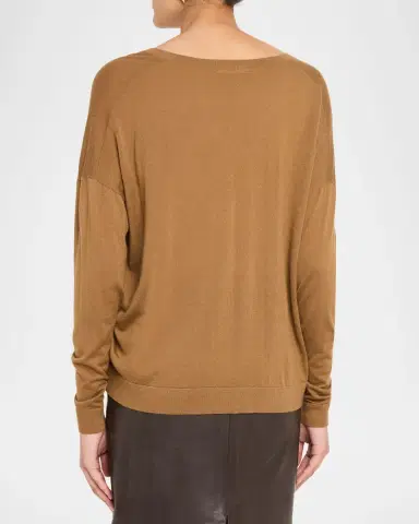 Co Cashmere V-Neck Sweater | Thumbnail 3 Co Cashmere V-Neck Sweater | Thumbnail 3