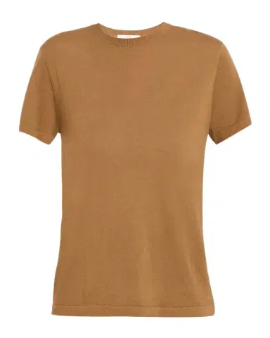 Co Short-Sleeve Cashmere Knit Crewneck Shirt | Thumbnail 1 Co Short-Sleeve Cashmere Knit Crewneck Shirt | Thumbnail 1
