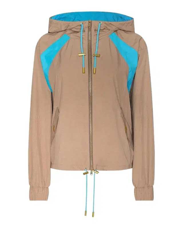 L'AGENCE Lark Colorblocked Windbreaker
