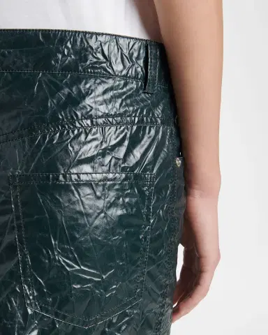 Marni Crinkled Faux-Leather Knee-Length Skirt | Thumbnail 5 Marni Crinkled Faux-Leather Knee-Length Skirt | Thumbnail 5