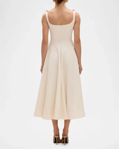 PatBo Gabriela Beaded Fit-&-Flare Midi Dress | Thumbnail 3 PatBo Gabriela Beaded Fit-&-Flare Midi Dress | Thumbnail 3