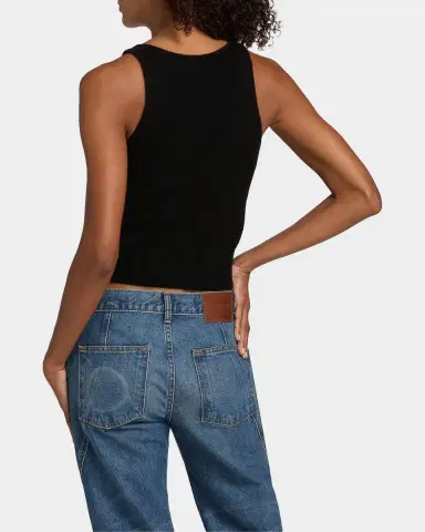 Brandon Maxwell Reese V-Neck Tank Top | Thumbnail 3