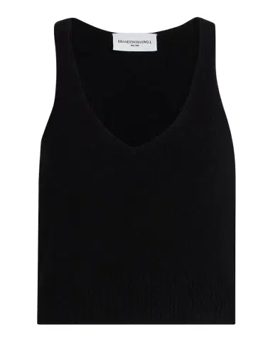 Brandon Maxwell Reese V-Neck Tank Top | Thumbnail 1