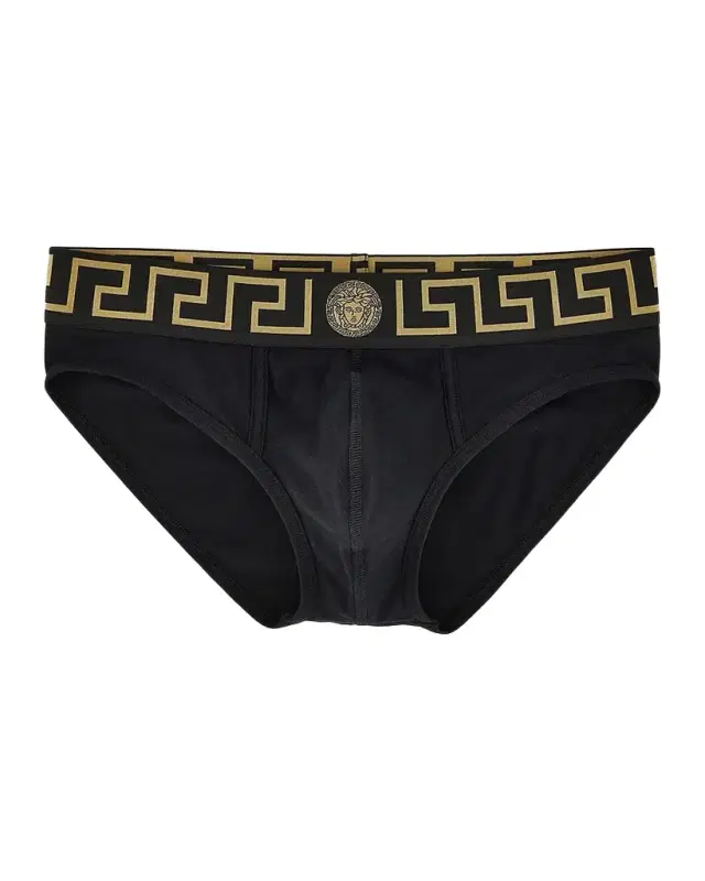 Versace Men 's Medusa Key Cotton Jersey Briefs