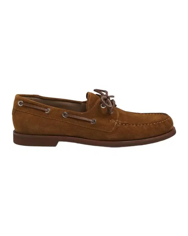 Gianvito Rossi Men 's Vandée Suede Boat Shoes