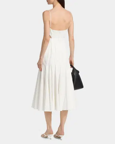 BLACK HALO Erica Stretch-Cotton Midi Dress | Thumbnail 3 BLACK HALO Erica Stretch-Cotton Midi Dress | Thumbnail 3
