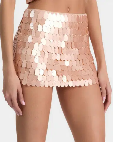 ALICE + OLIVIA Mace Paillette-Embellished Mini Skort | Thumbnail 3 ALICE + OLIVIA Mace Paillette-Embellished Mini Skort | Thumbnail 3