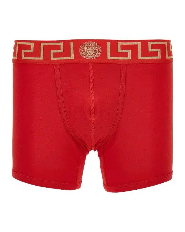 Versace Men 's Medusa Key Jersey Boxer Brief