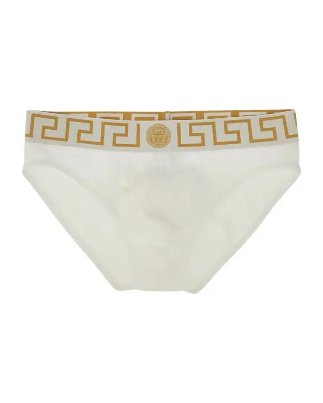 Versace Men 's Medusa Key Cotton Jersey Briefs