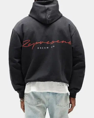 Represent Men's Graphic Cotton Hoodie | Thumbnail 3