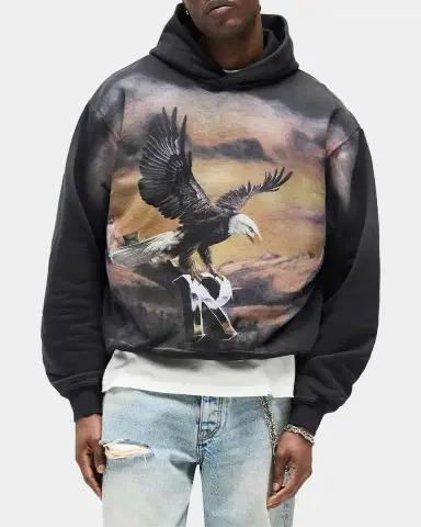 Represent Men's Graphic Cotton Hoodie | Thumbnail 4