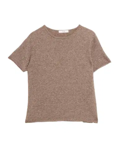 Co Cashmere & Silk Short-Sleeve T-Shirt | Thumbnail 1 Co Cashmere & Silk Short-Sleeve T-Shirt | Thumbnail 1