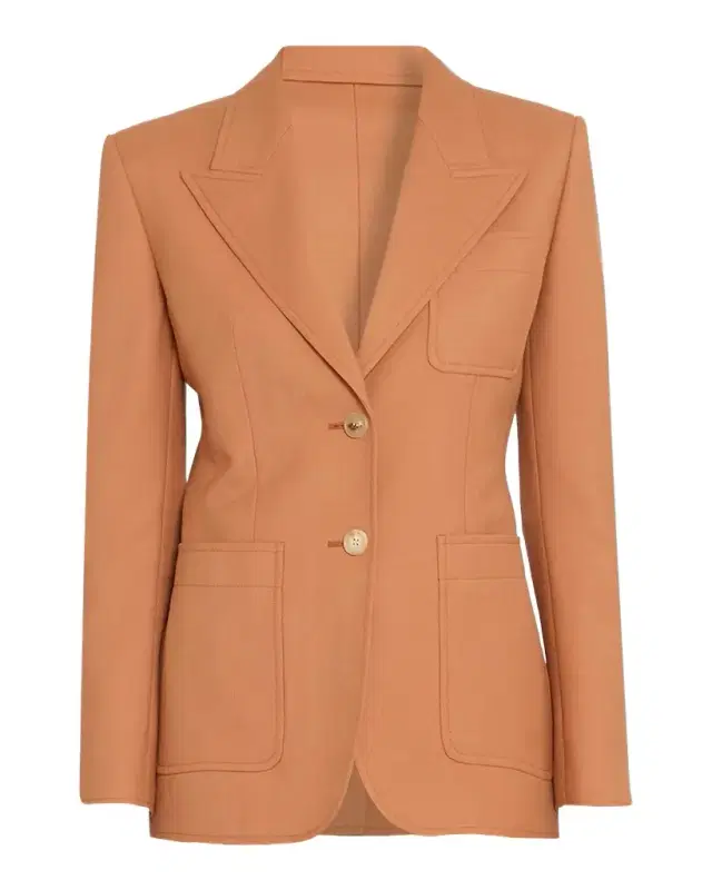 Chloe Wool Single-Breasted Blazer