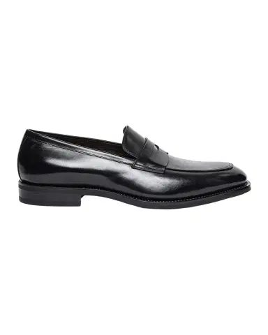 Santoni Men's Gregor Leather Penny Loafers | Thumbnail 1 Santoni Men's Gregor Leather Penny Loafers | Thumbnail 1