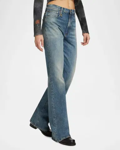 R13 Jane High-Rise Boot-Cut Jeans | Thumbnail 7