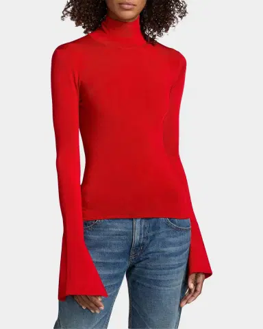 Brandon Maxwell The Dawson Turtleneck Top | Thumbnail 4 Brandon Maxwell The Dawson Turtleneck Top | Thumbnail 4