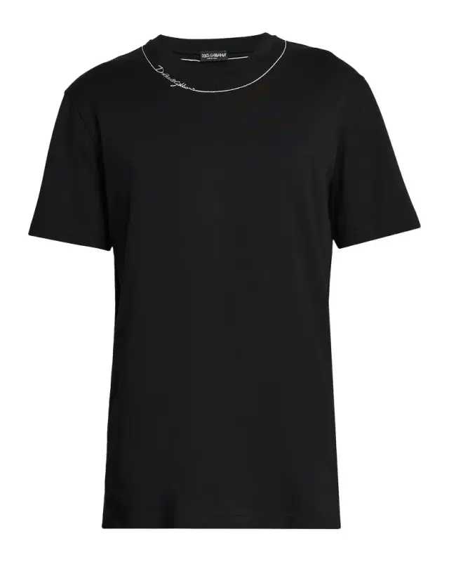 Dolce & Gabbana Men 's Logo Cotton T-Shirt