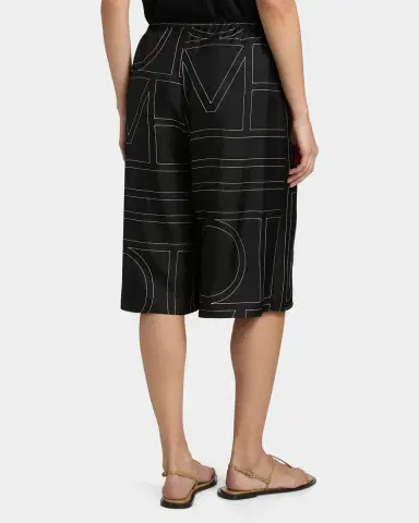 TOTEME Monogram Silk Culottes | Thumbnail 3 TOTEME Monogram Silk Culottes | Thumbnail 3