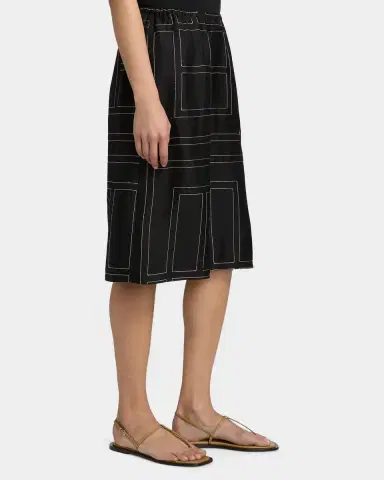TOTEME Monogram Silk Culottes | Thumbnail 7 TOTEME Monogram Silk Culottes | Thumbnail 7