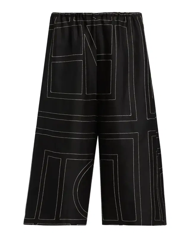 Toteme Monogram Silk Culottes