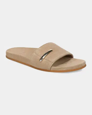 Vince Sadie Suede Slide Sandals | Thumbnail 2 Vince Sadie Suede Slide Sandals | Thumbnail 2