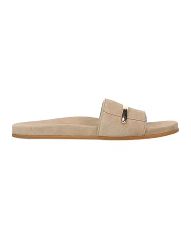 Vince Sadie Suede Slide Sandals | Thumbnail 1 Vince Sadie Suede Slide Sandals | Thumbnail 1