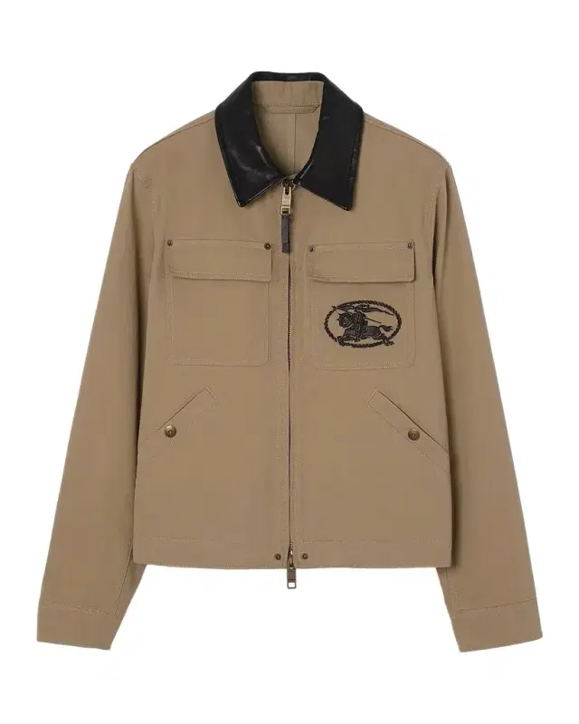 Burberry Men 's Westley Logo Embroidered Cotton Jacket
