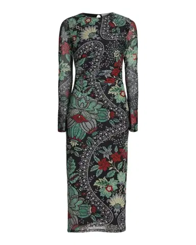 Elie Tahari Delilah Floral Mesh Midi Dress | Thumbnail 1