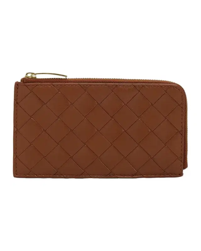 Bottega Veneta Intrecciato Leather Card Holder