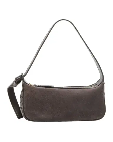Bottega Veneta Nodo Intrecciato Suede Shoulder Bag | Thumbnail 1 Bottega Veneta Nodo Intrecciato Suede Shoulder Bag | Thumbnail 1