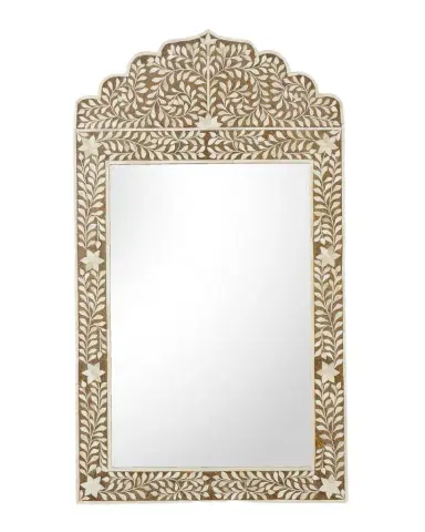 Chelsea House Crown 48" Bone Wall Mirror | Thumbnail 1 Chelsea House Crown 48" Bone Wall Mirror | Thumbnail 1